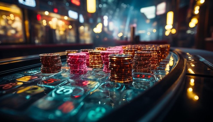 Live dealer studio with professional blackjack table and HD cameras