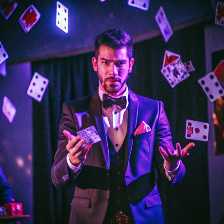 mistik lama live-dealer studio with HD broadcast setup and professional croupier